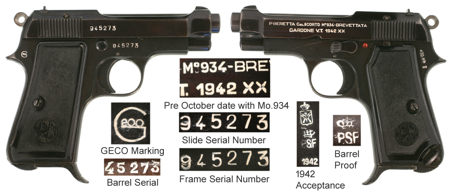 GECO Marked Beretta 1934